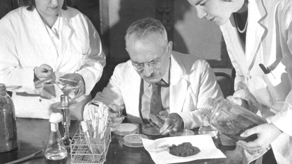 Three scientists