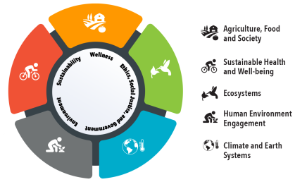 Figure 1: Depiction of SEBS core focus areas with consilience themes