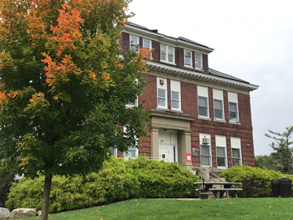 Exterior view of Waller Hall.